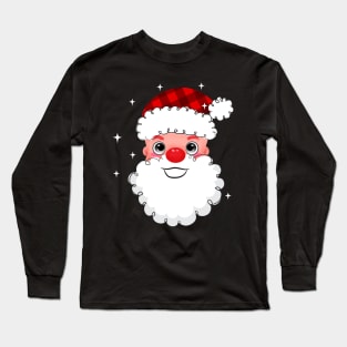 Cute Santa Christmas Long Sleeve T-Shirt